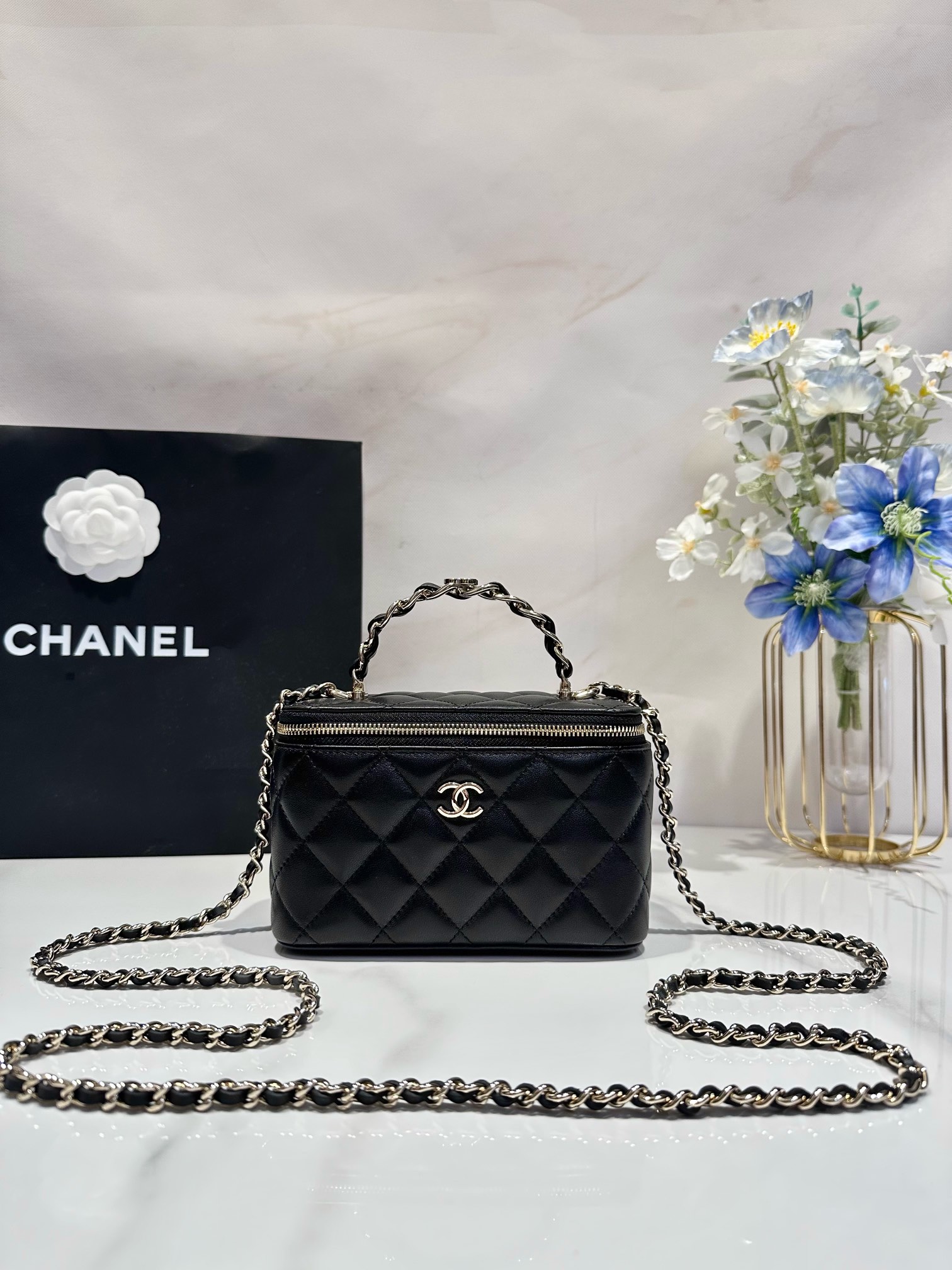 Chanel Crossbody & Shoulder Bags Sheepskin Chains