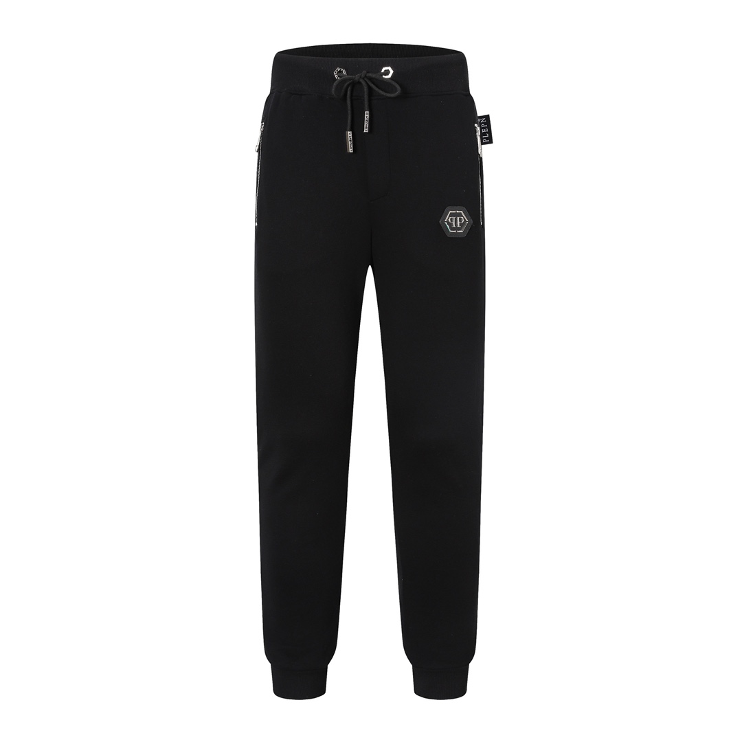 Wholesale Designer Shop
 Philipp Plein Clothing Pants & Trousers Black Men Fall/Winter Collection