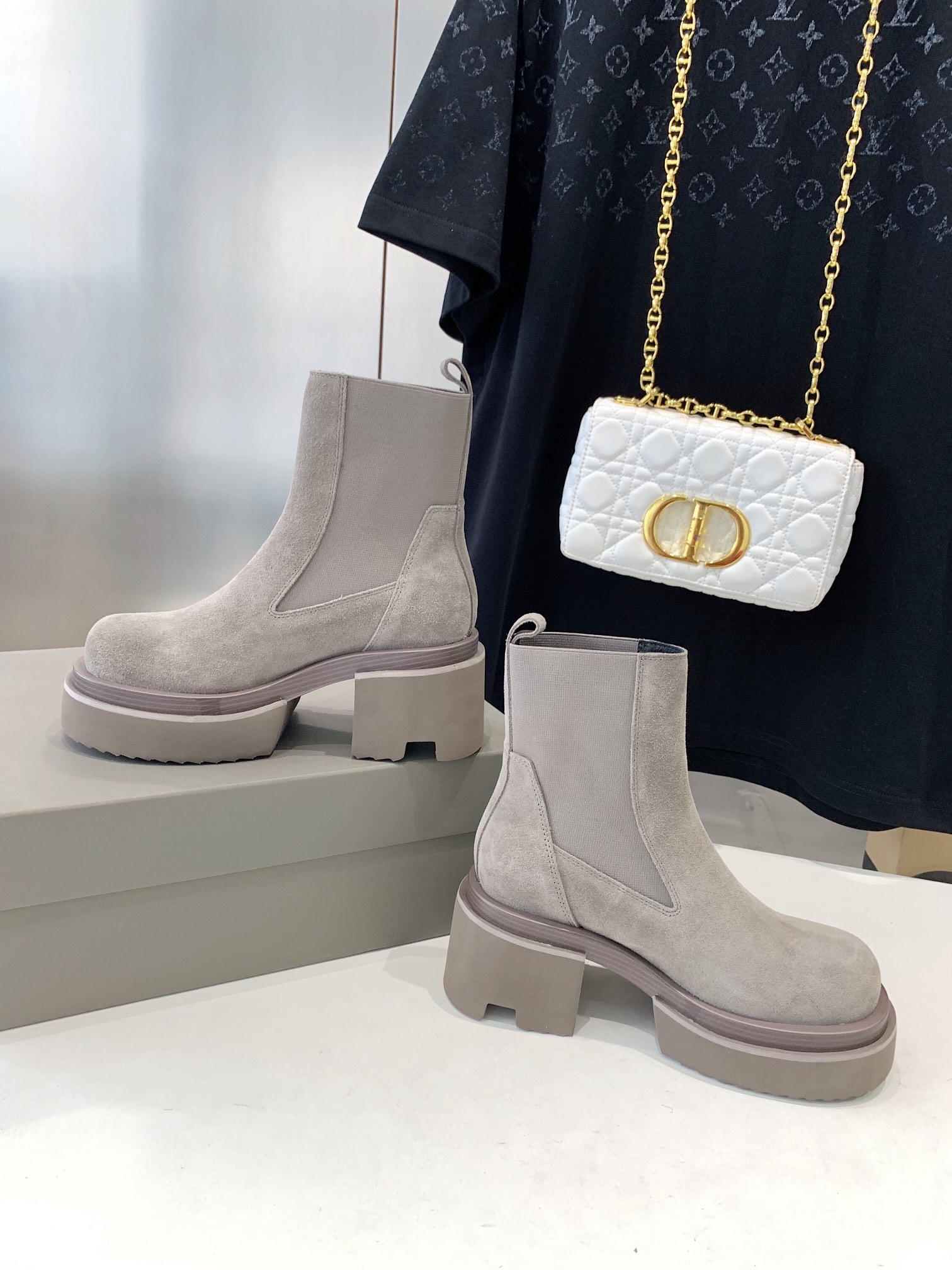 2023 Rickowens Boots: Thick, Strong, Stylish – 7CM Height Increase, 800 Available - 图片 2