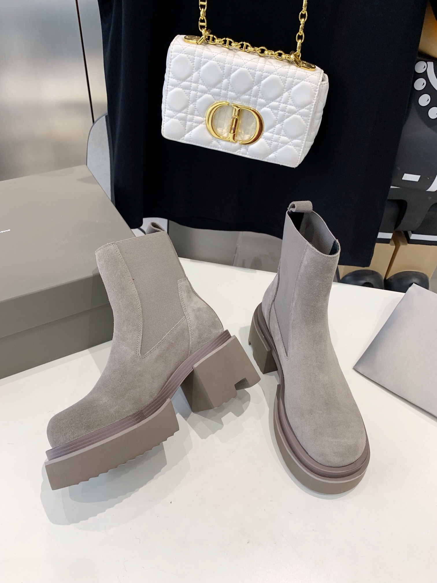 2023 Rickowens Boots: Thick, Strong, Stylish – 7CM Height Increase, 800 Available - 图片 4
