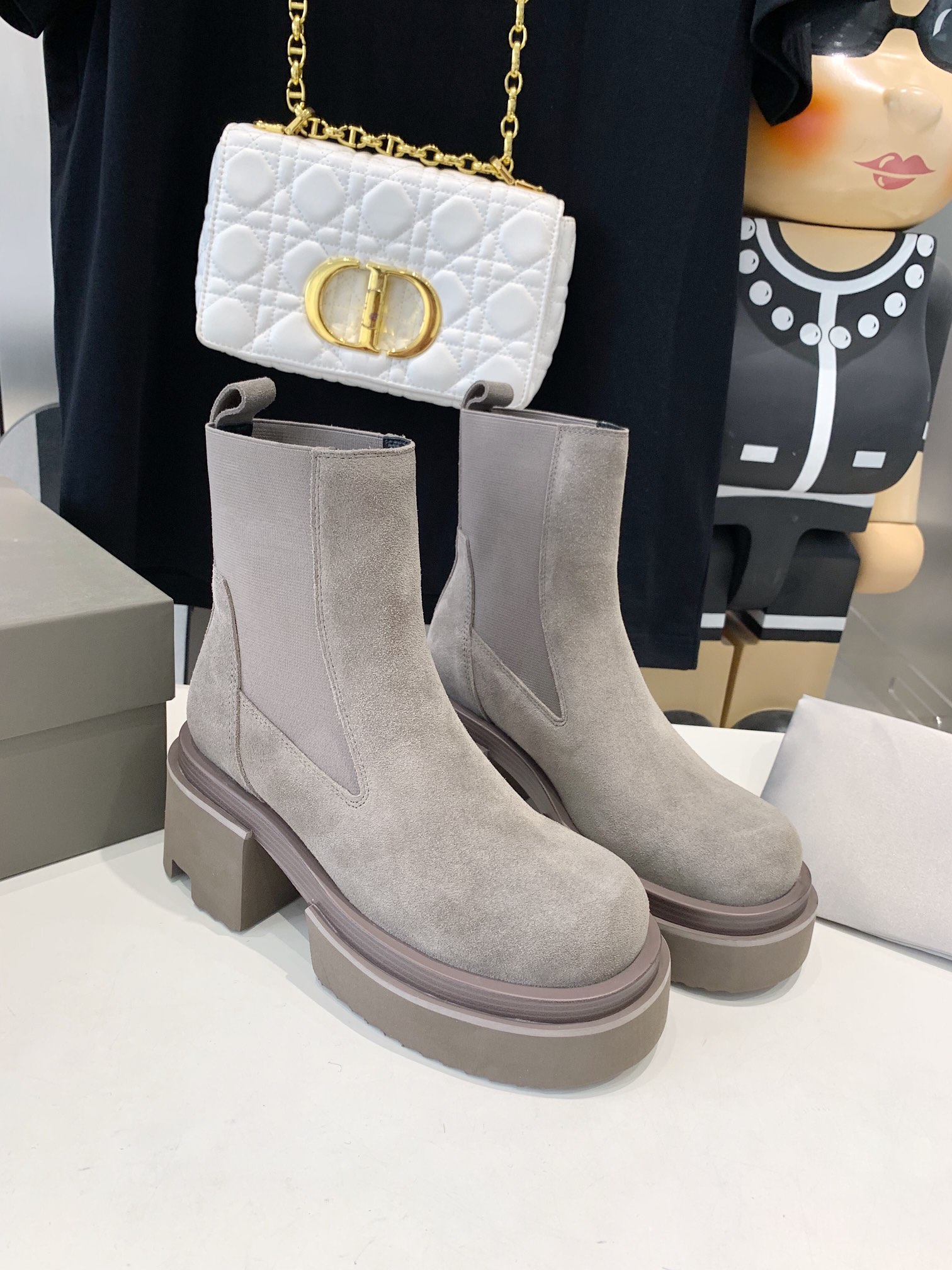 2023 Rickowens Boots: Thick, Strong, Stylish – 7CM Height Increase, 800 Available - 图片 3