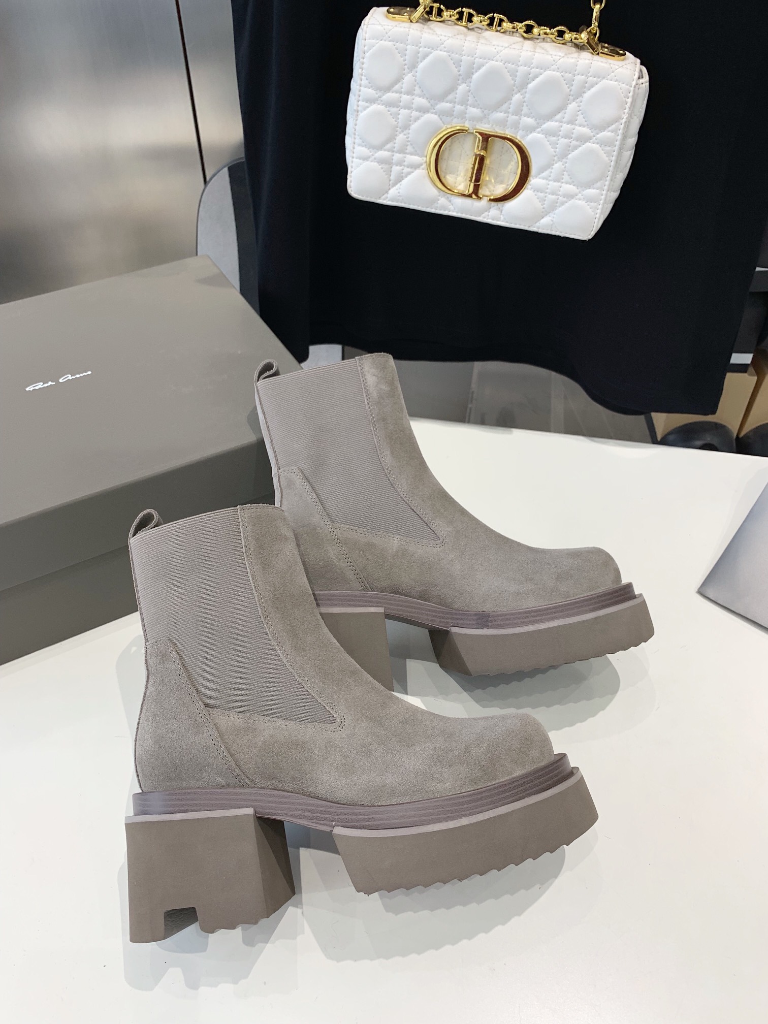 2023 Rickowens Boots: Thick, Strong, Stylish – 7CM Height Increase, 800 Available - 图片 5