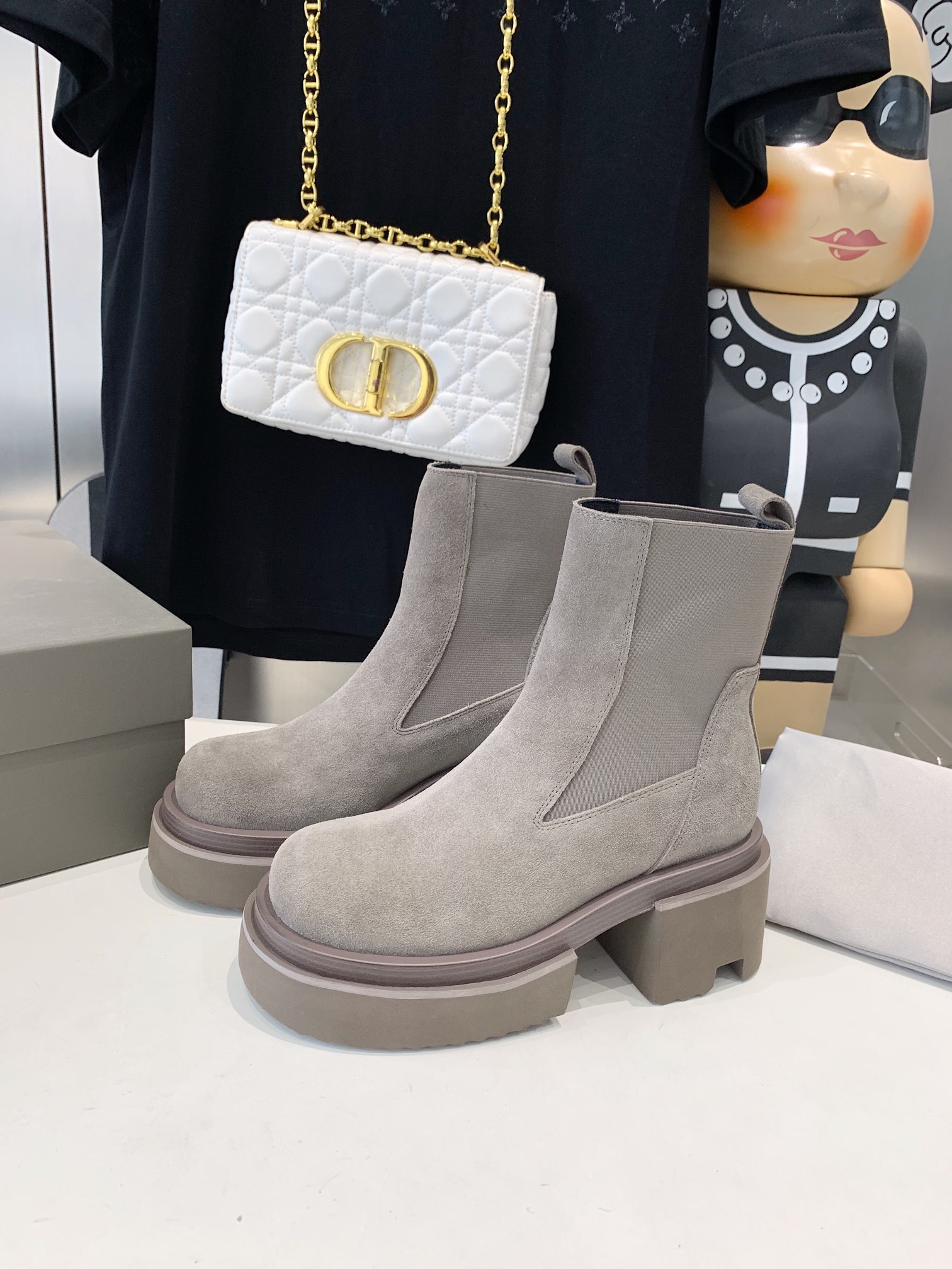 2023 Rickowens Boots: Thick, Strong, Stylish – 7CM Height Increase, 800 Available - 图片 1