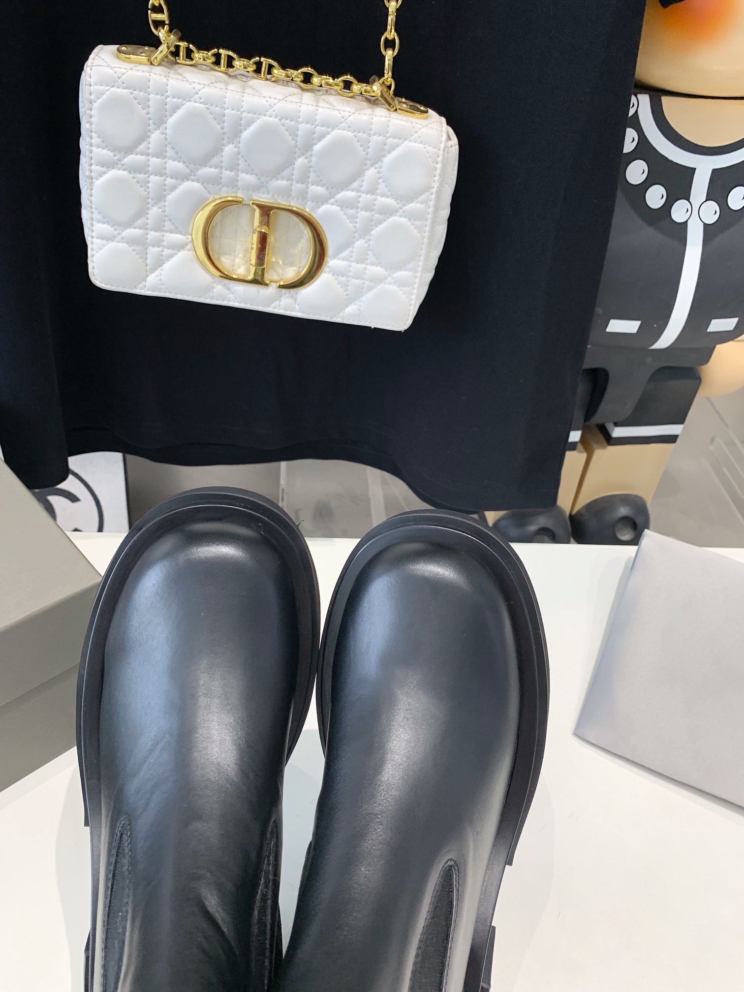 2023 Rick Owens Thick Net Boots: 7CM Height Increase, Hot and Youthful - 图片 6