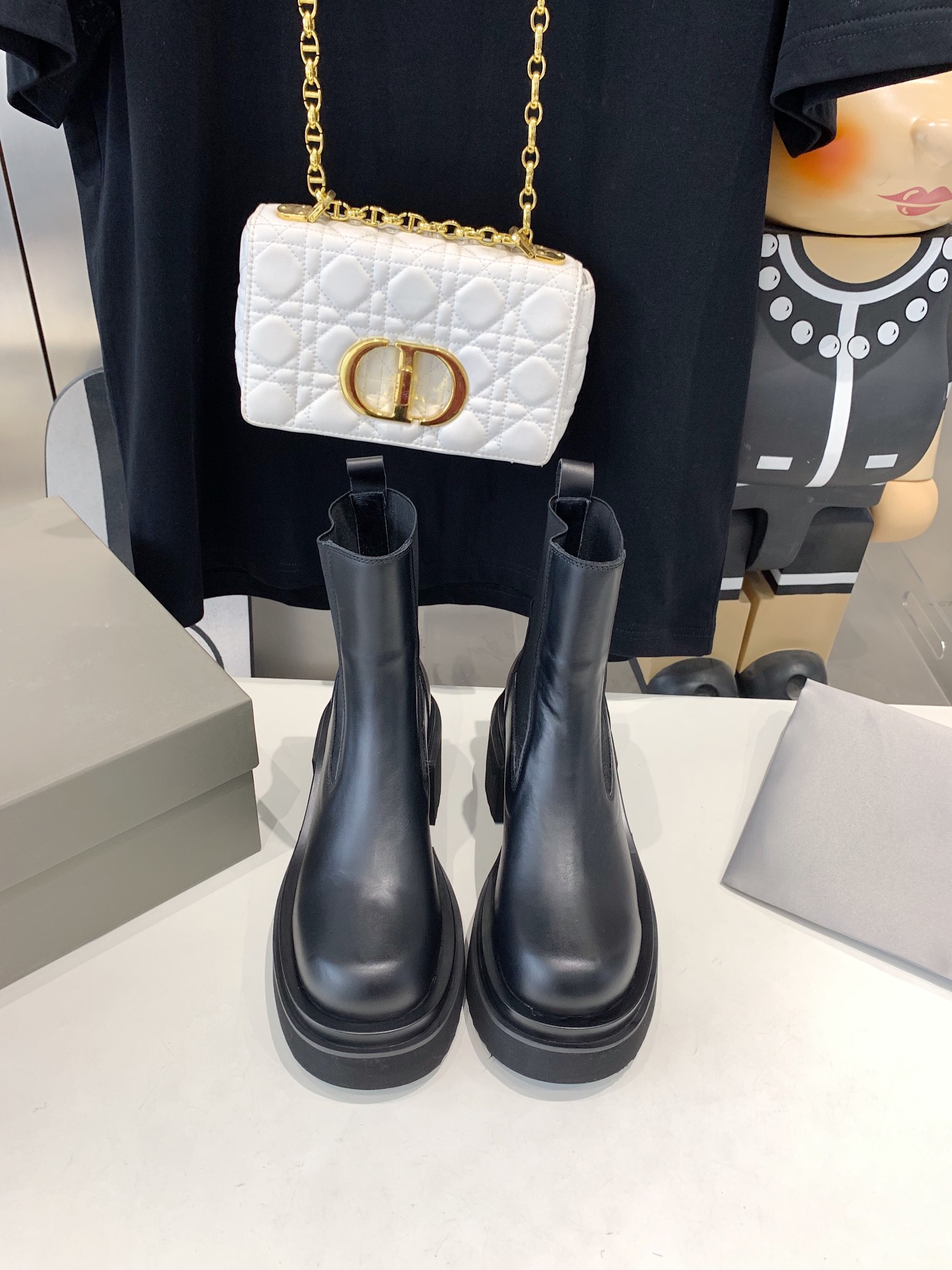 2023 Rick Owens Thick Net Boots: 7CM Height Increase, Hot and Youthful - 图片 9