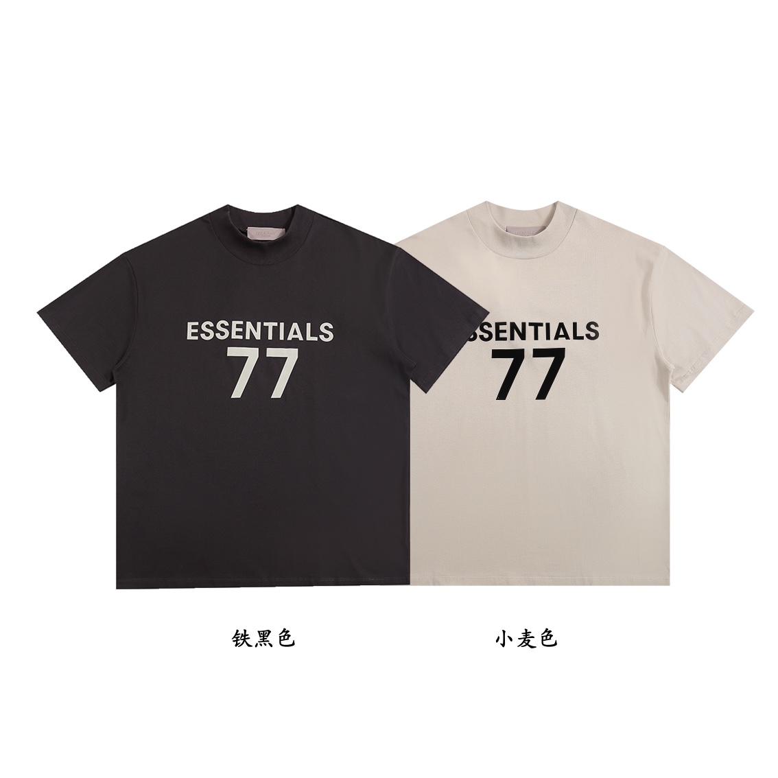 ESSENTIALS FOG 77号植绒夏季新品短袖T恤
款号：E2311# 
颜色：...