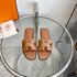 Hermes Shoes Slippers Cowhide Denim Epsom Genuine Leather Sheepskin Summer Collection