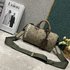 What is AAA quality Louis Vuitton LV Keepall Handbags Travel Bags Blue Green Canvas Mini M46803