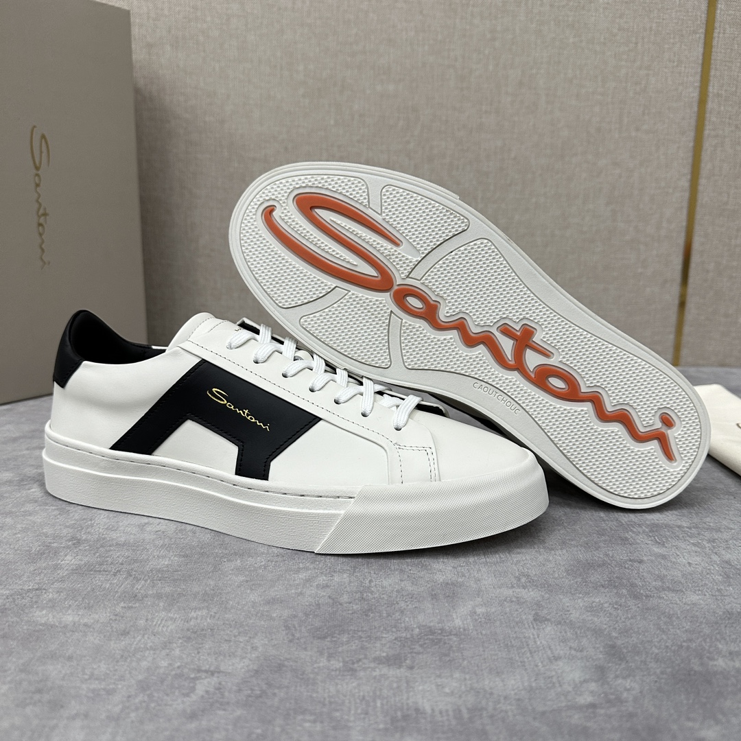 圣东-尼Santon*DoubleBuckle高帮运动鞋意大利以纯手工制鞋而闻名的品牌Santon*除了