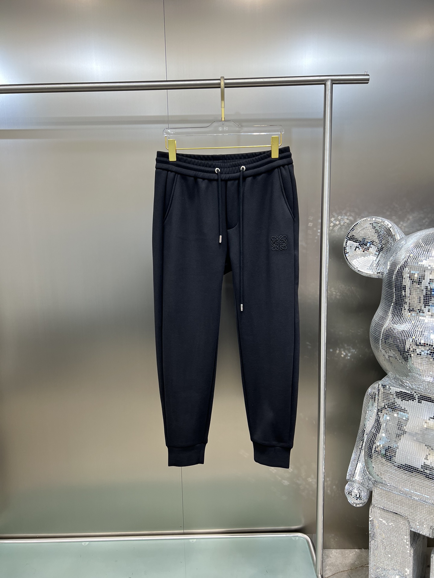 Loewe Clothing Pants & Trousers Black Blue Fall/Winter Collection Casual