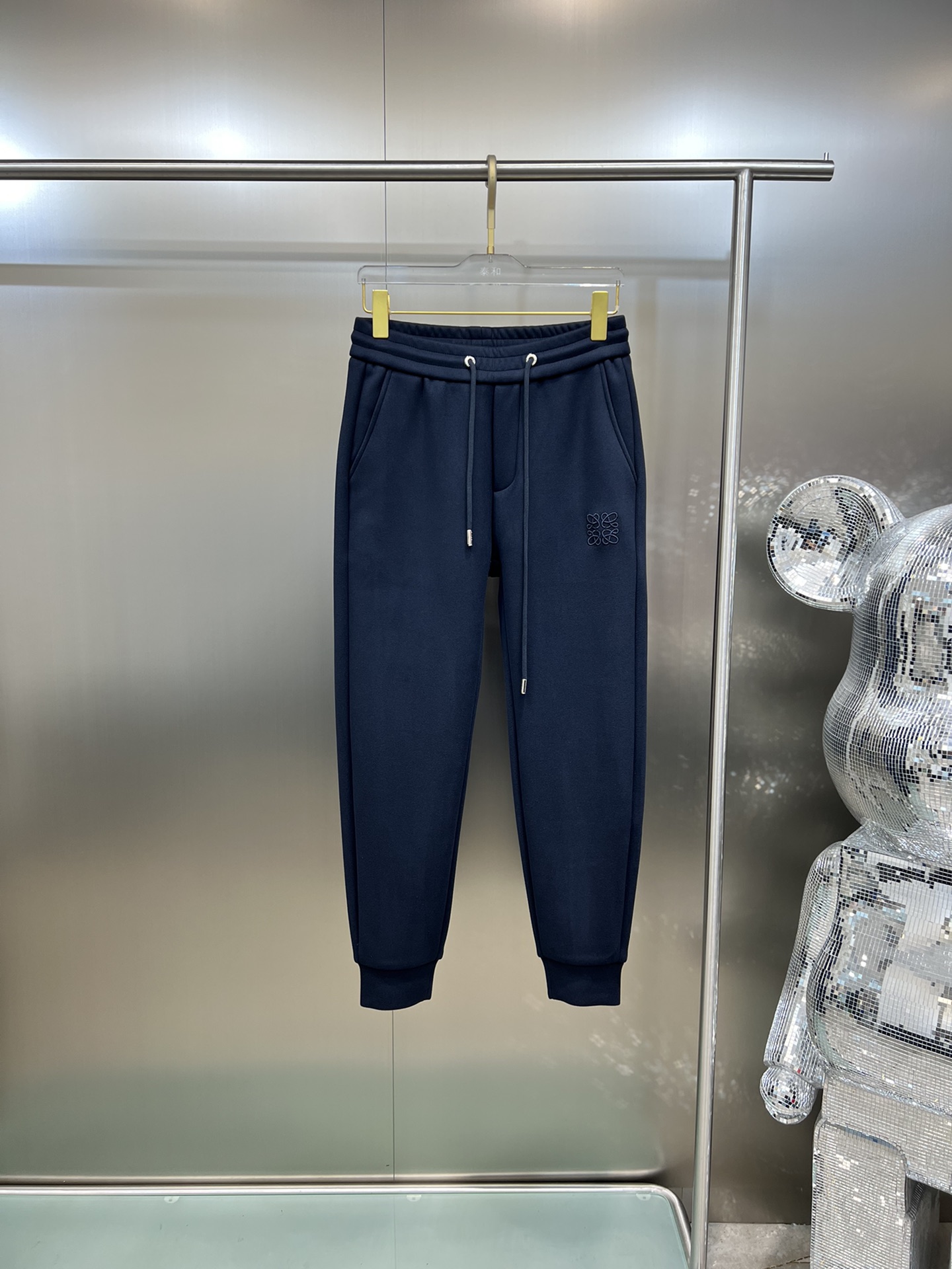 Loewe Clothing Pants & Trousers Black Blue Fall/Winter Collection Casual