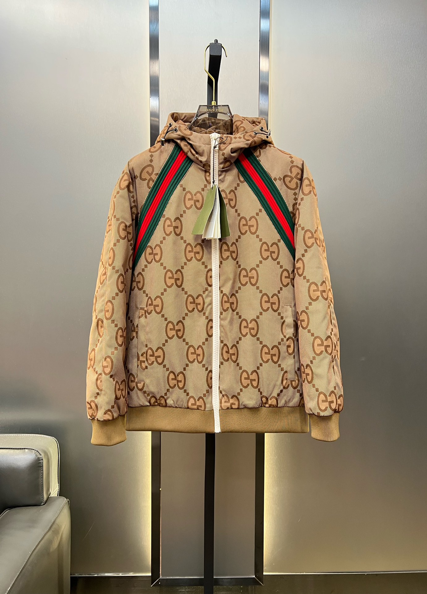 Gucci Clothing Down Jacket Waistcoat White Polyester Duck Down Fall/Winter Collection Fashion