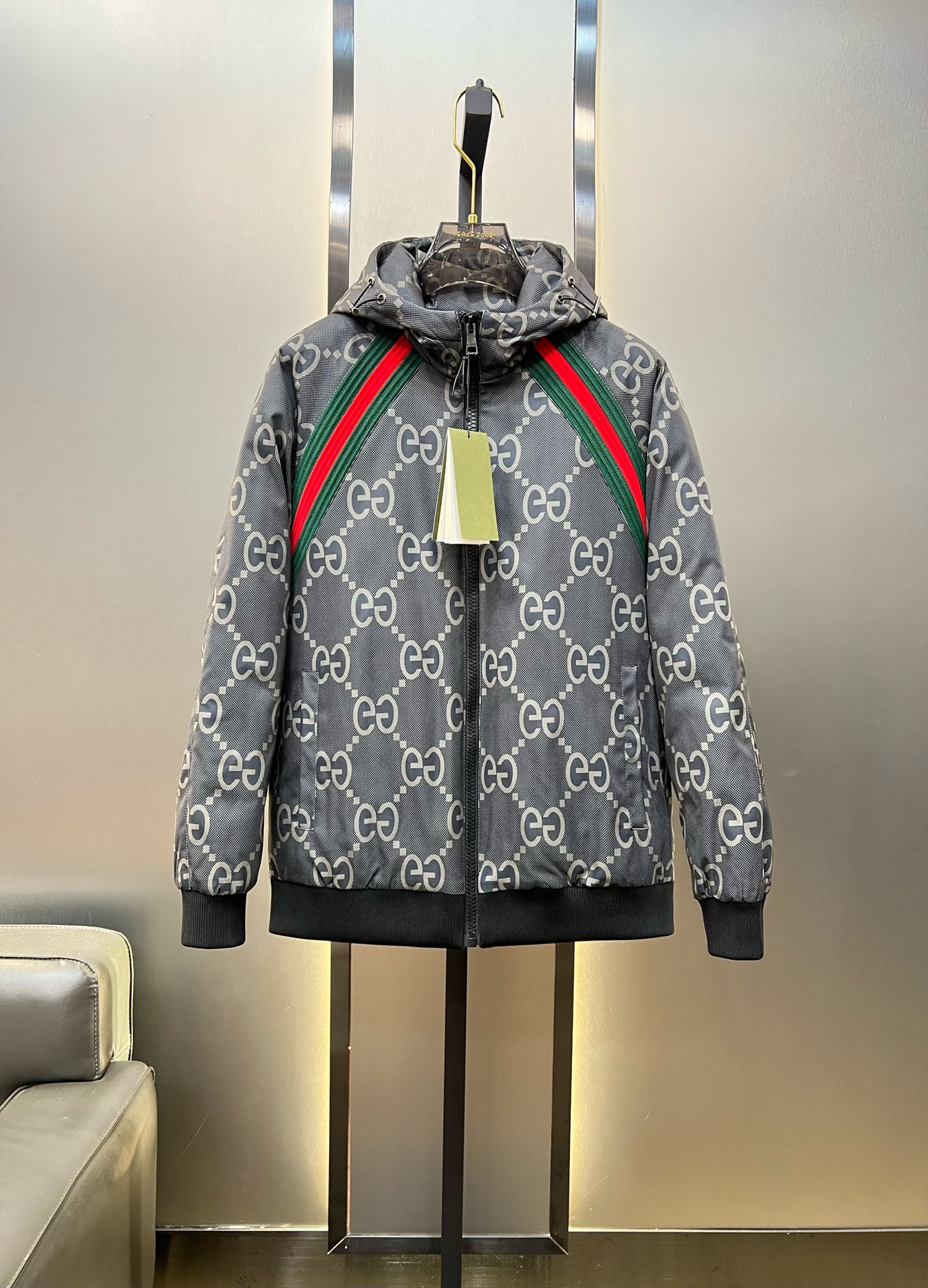 Gucci Clothing Down Jacket Waistcoat White Polyester Duck Down Fall/Winter Collection Fashion