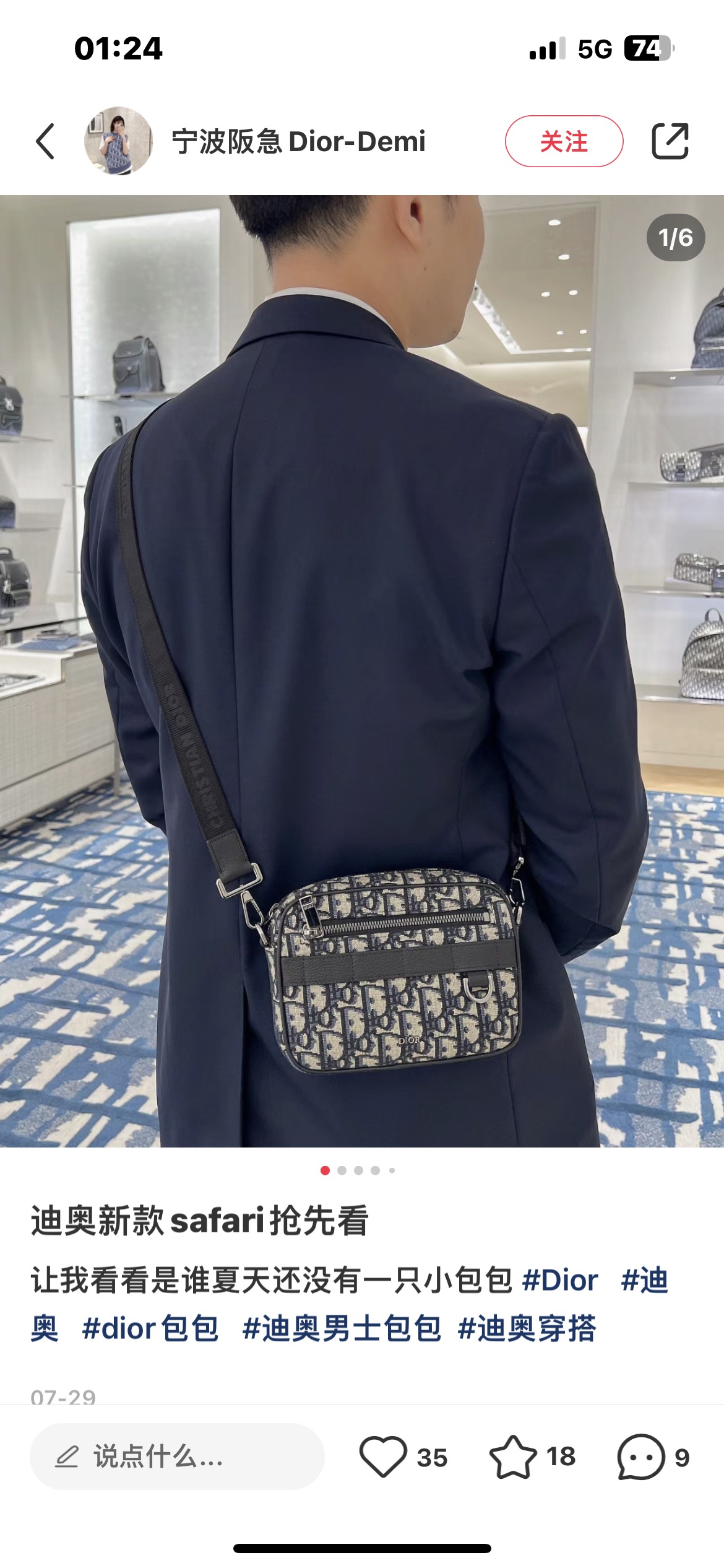 Dior Style Bag style reference detail image 2 from source 776385