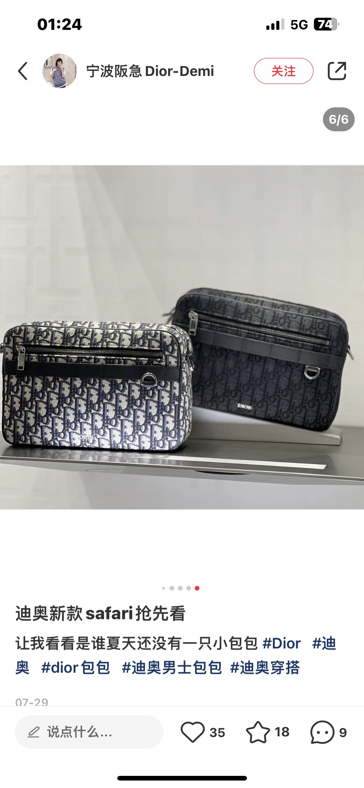 Dior Style Bag style reference detail image 3 from source 776379