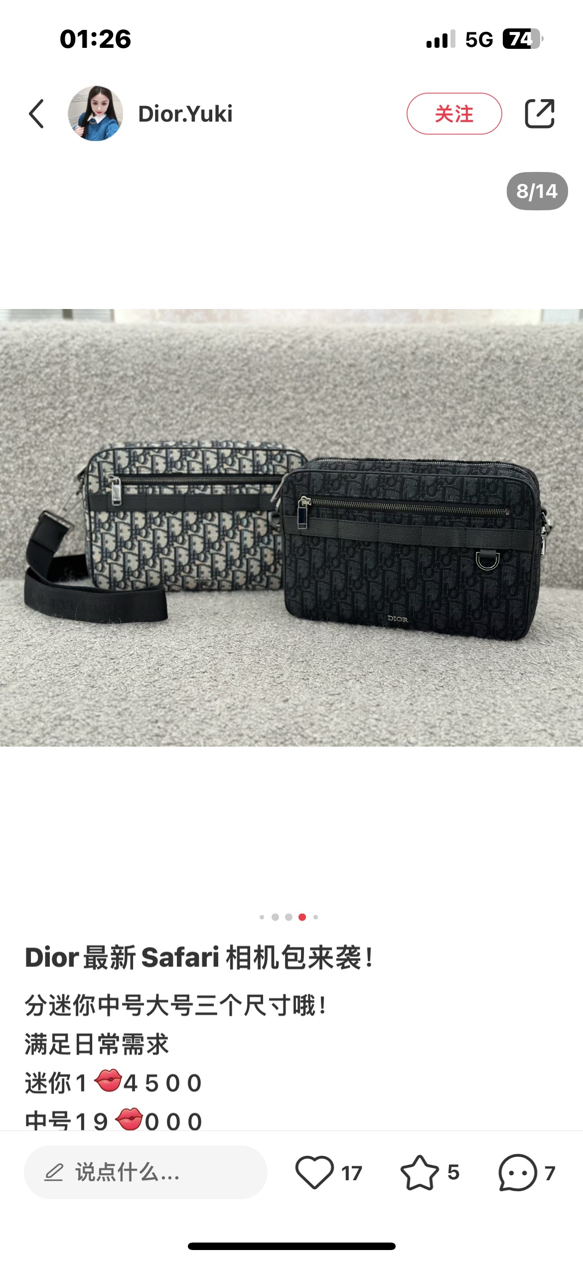 Dior Style Bag style reference detail image 9 from source 776377