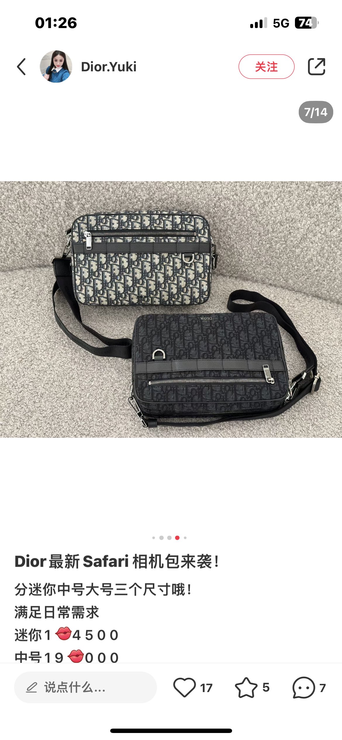 Dior Style Bag style reference detail image 7 from source 776377