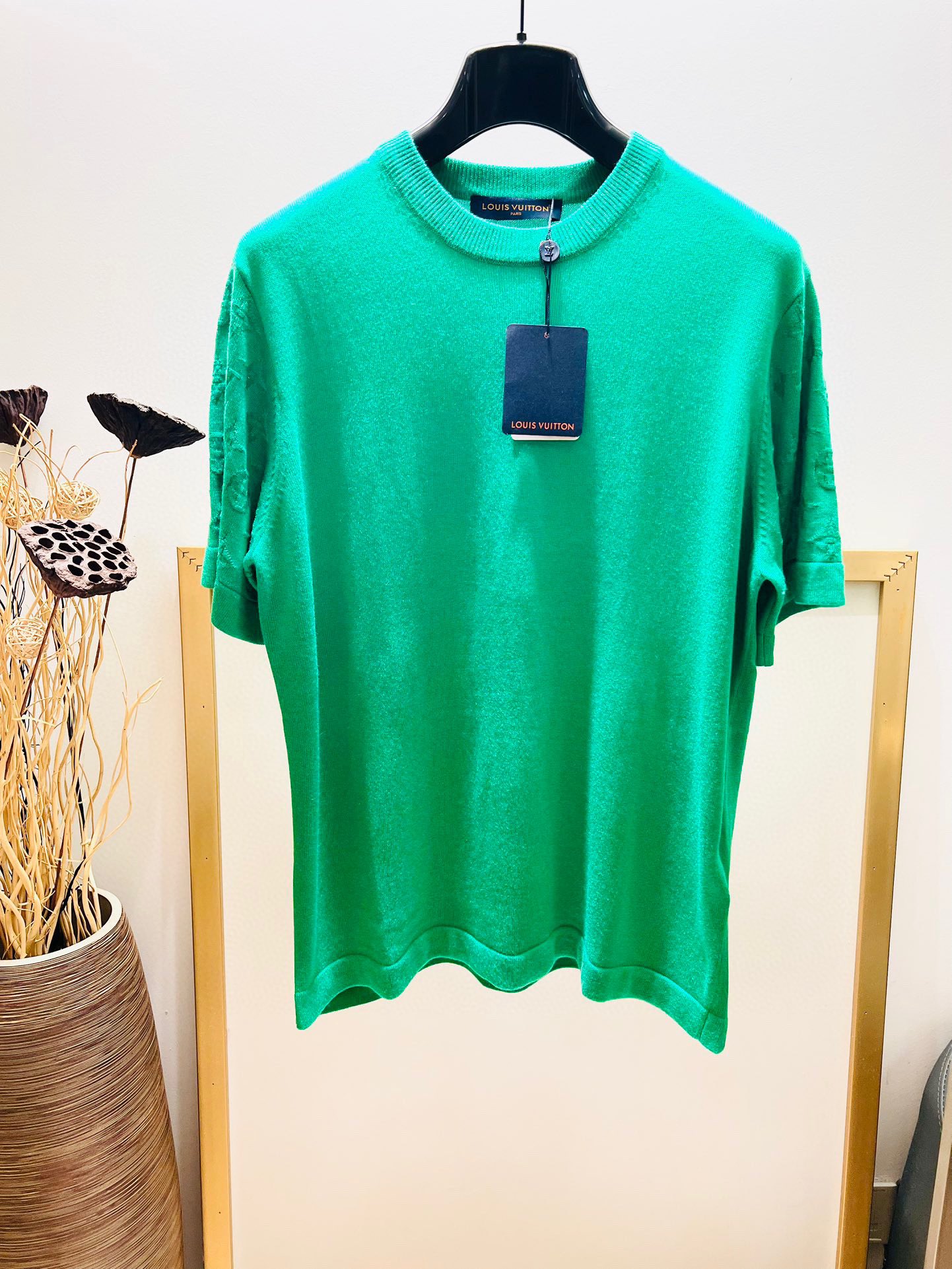 Louis Vuitton Abbigliamento T-Shirt Replica Shop
 Nero Blu Verde Unisex Lavorazione a maglia Lana