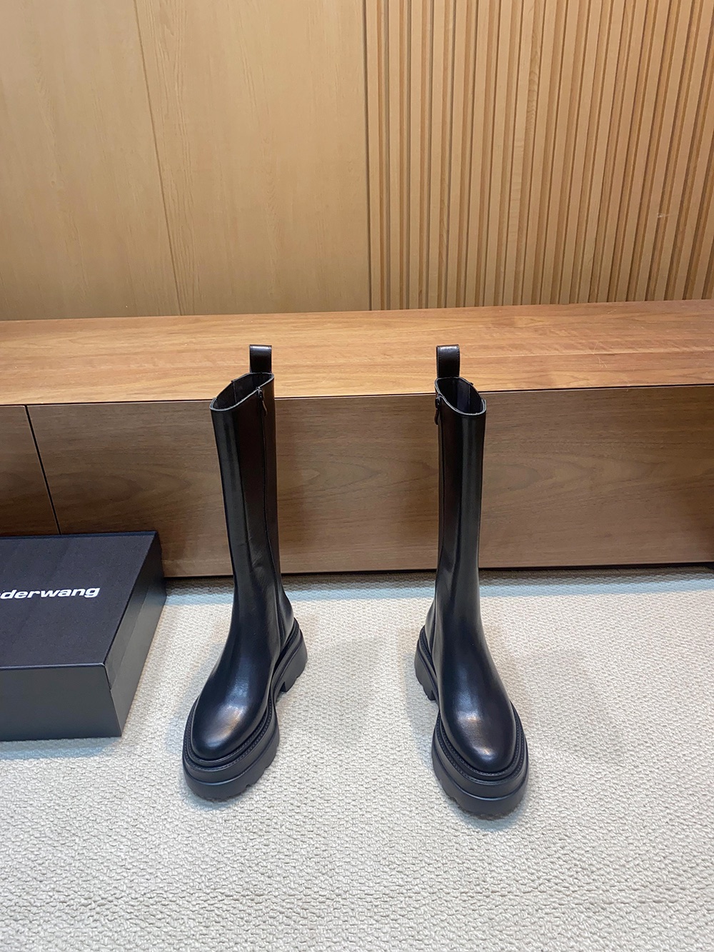 Thick Leather CARTER Boots by Alexander Wang: Classic, Stylish, and Durable - 图片 7