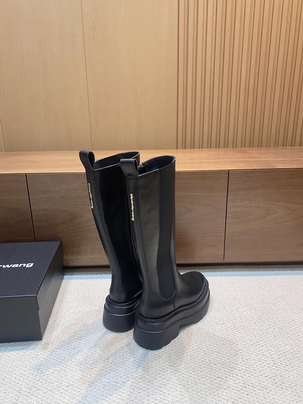 Thick Leather CARTER Boots by Alexander Wang: Classic, Stylish, and Durable - 图片 6