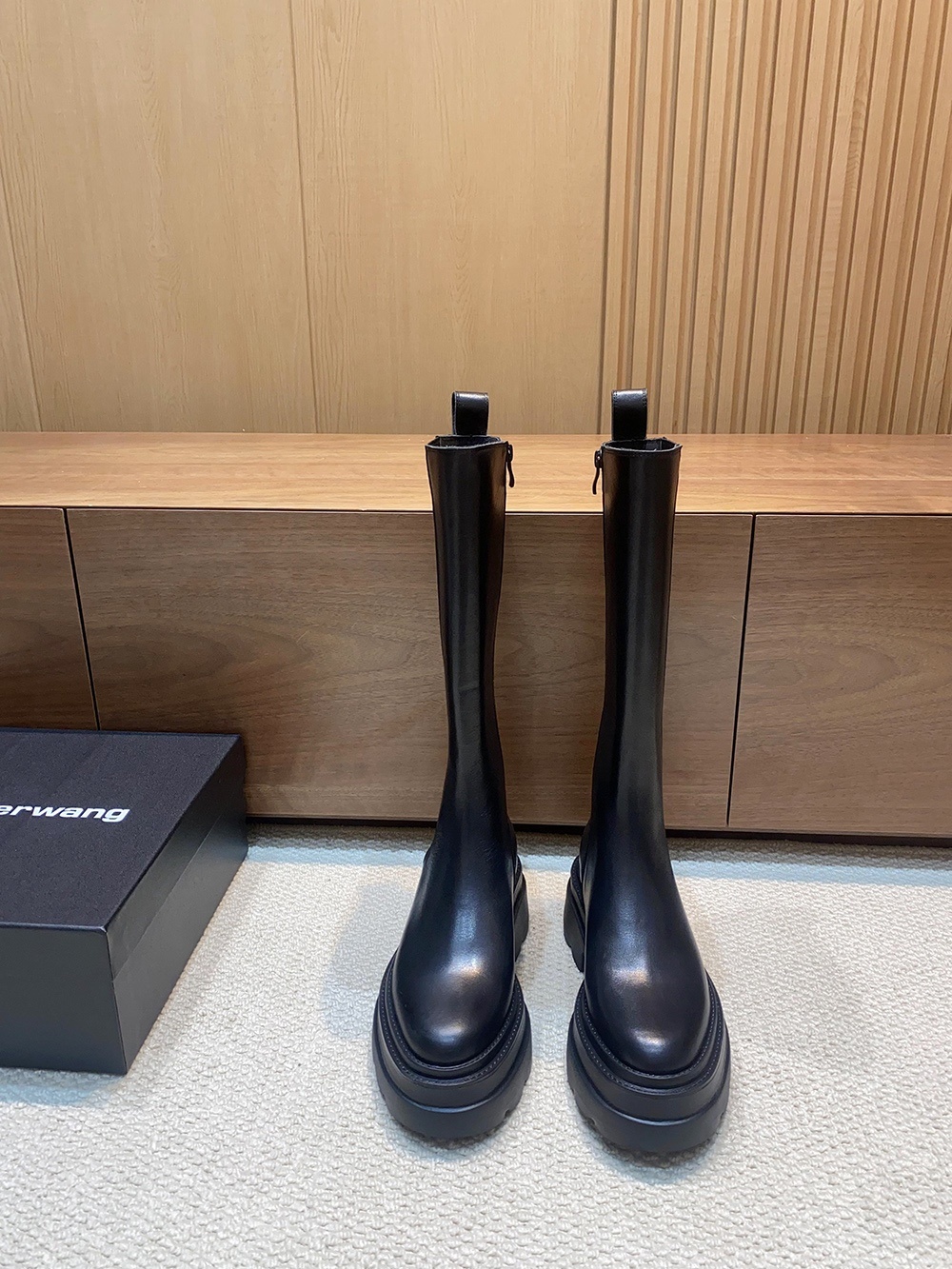 Thick Leather CARTER Boots by Alexander Wang: Classic, Stylish, and Durable - 图片 8