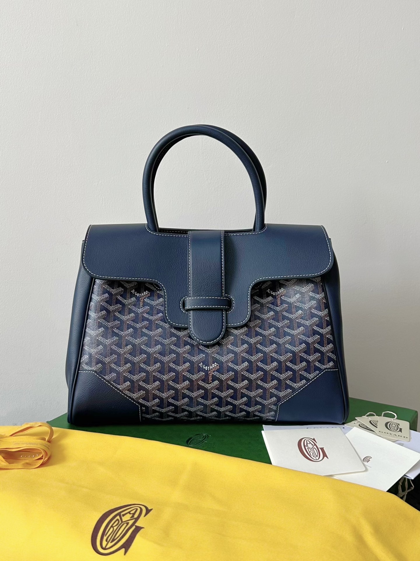 Goya goyard saigon VIC tote Saigon bag tote dark blue