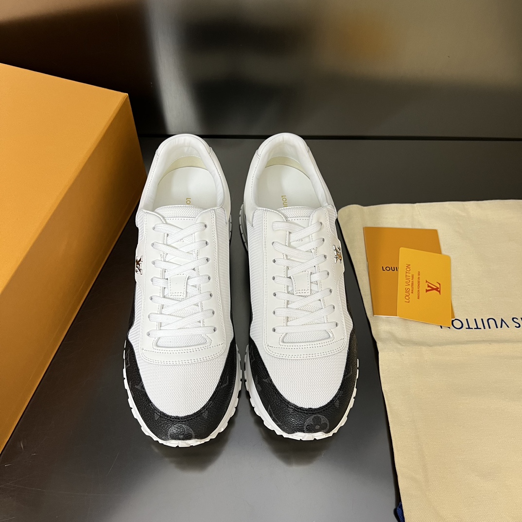 Louis Vuitton Shoes Sneakers Replica US
 Splicing Monogram Canvas Calfskin Cowhide Fabric Rubber Sweatpants