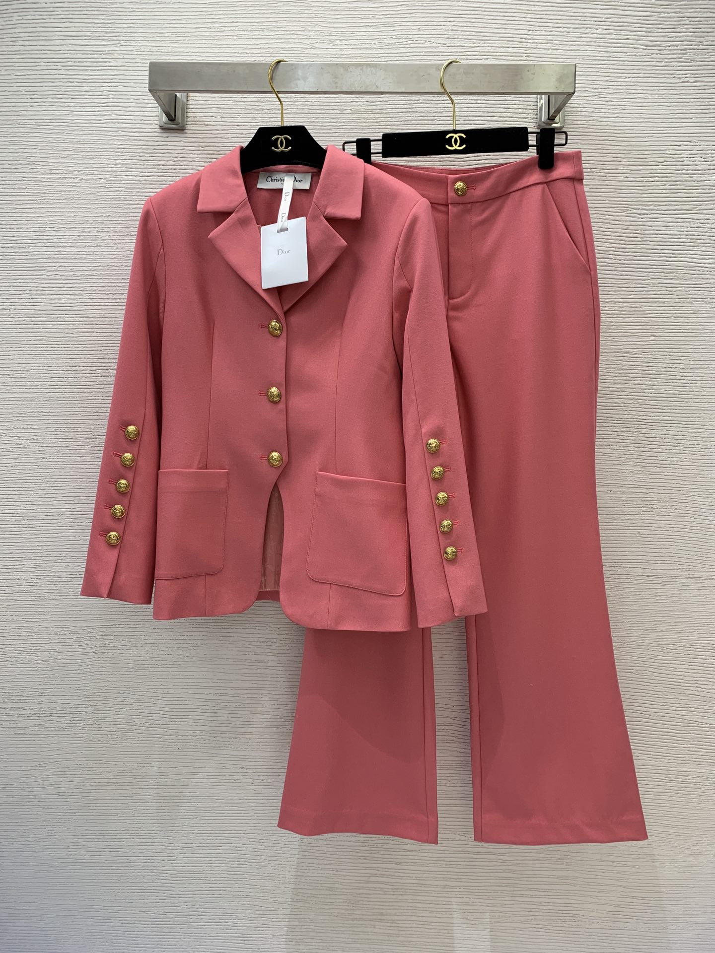 Dior Clothing Coats & Jackets Pants & Trousers Black Khaki Pink Fall/Winter Collection