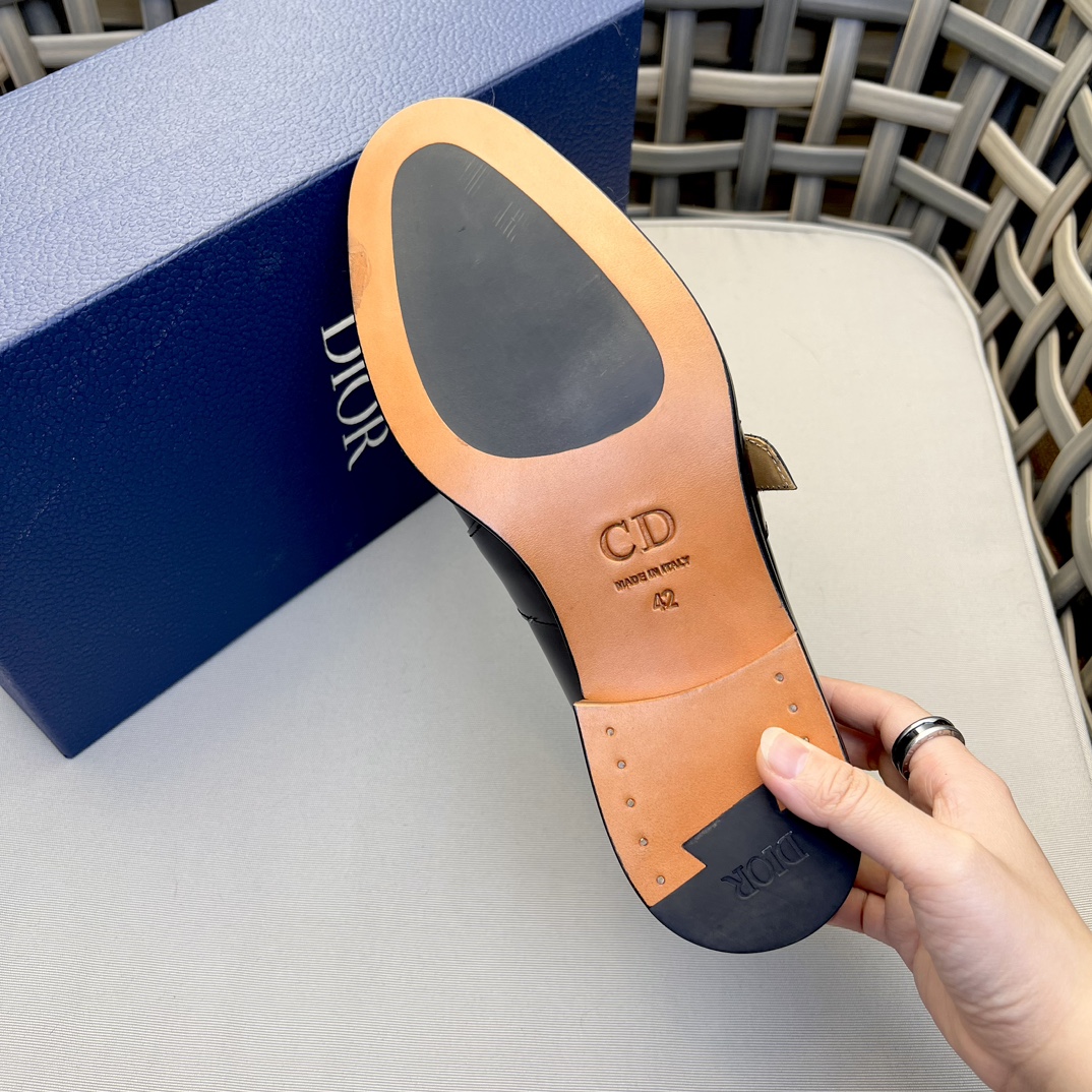 Dior迪奥德比鞋｜真皮製正装皮鞋｜洗練されたデザイン