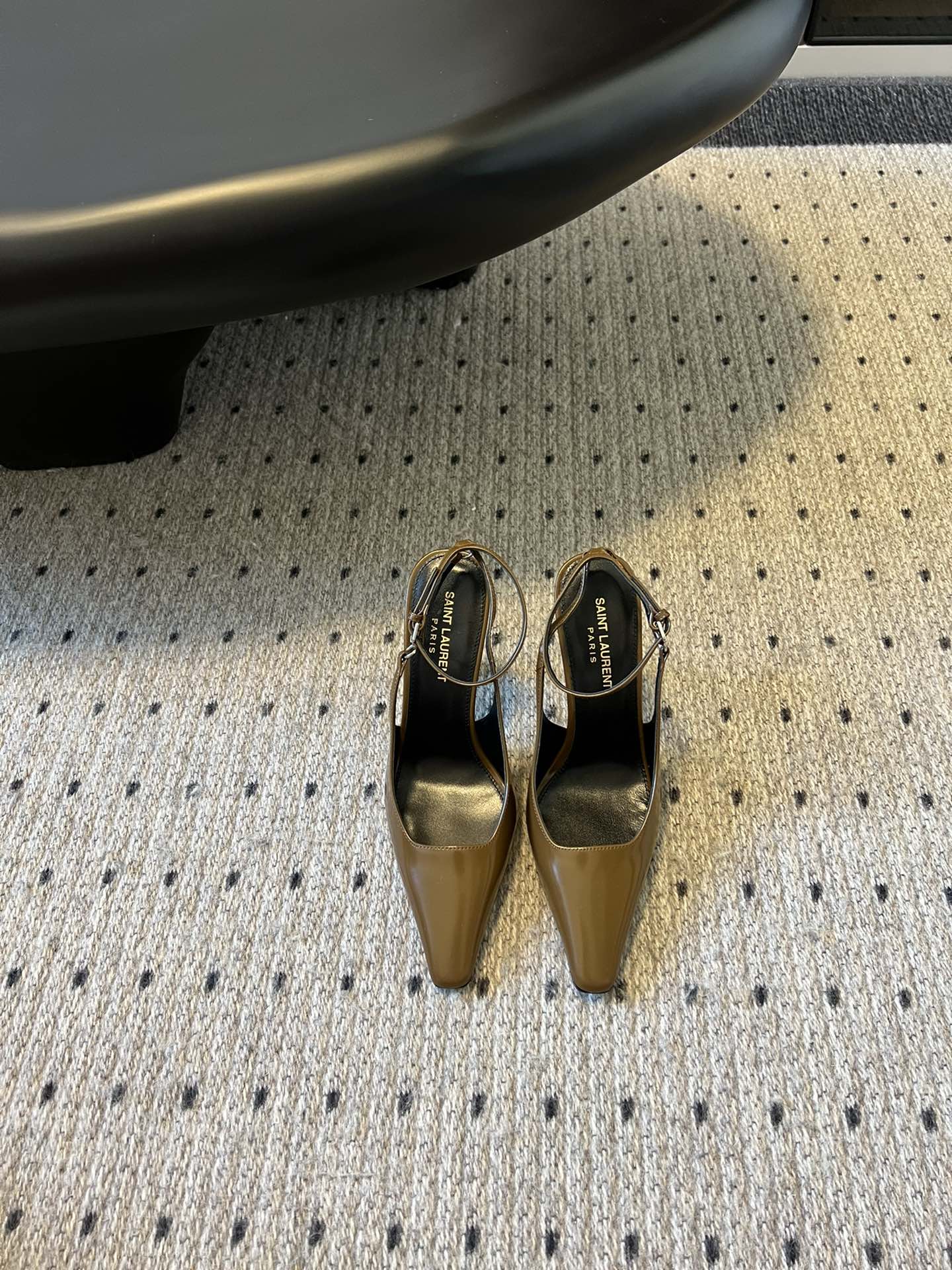 Yves Saint Laurent Shoes High Heel Pumps Genuine Leather Patent