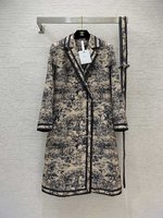 Dior Clothing Coats & Jackets Windbreaker Printing Fall/Winter Collection