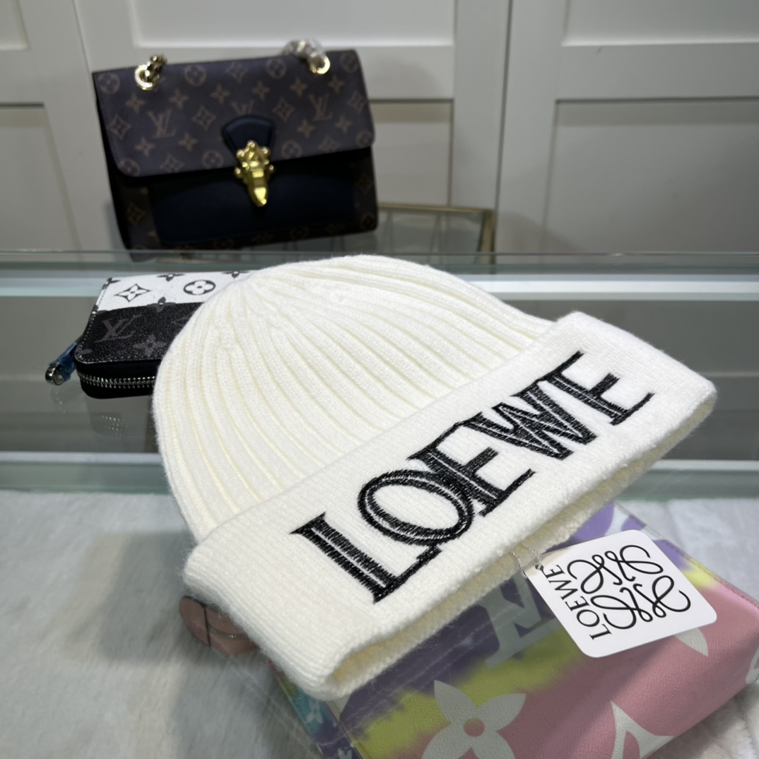 Loewe Cappelli Cappello a Maglia Unisex Lavorazione a maglia Collezione Autunno/Inverno Fashion