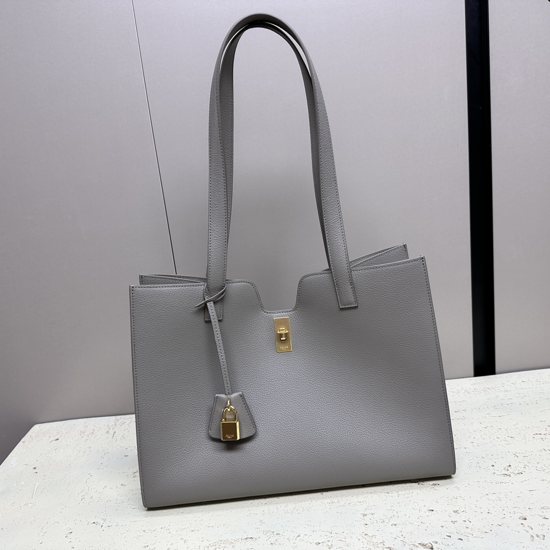 CABAS16粒面牛皮革手袋新品15X11X5英寸37X29X12厘米本款型可装下IPAD等平板电脑牛皮