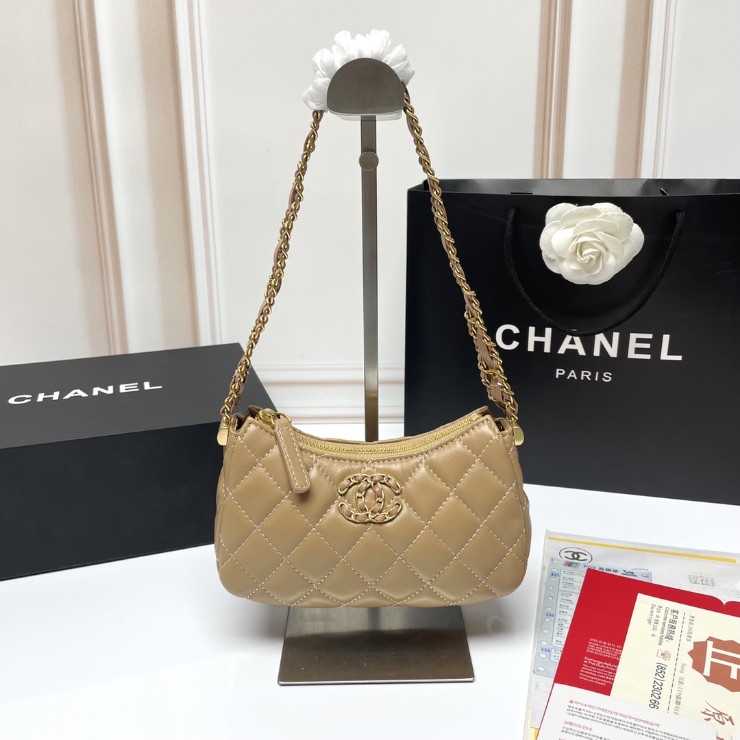 Chanel 19 Crossbody & Shoulder Bags Apricot Color Black Blue Pink White Sheepskin Vintage Casual