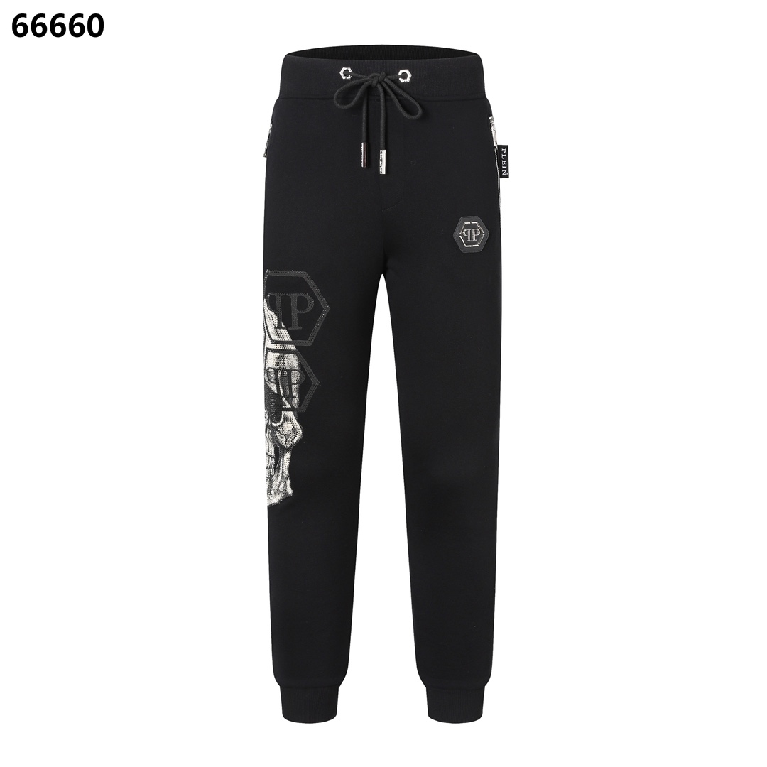 Philipp Plein Clothing Pants & Trousers Black Men Fall/Winter Collection