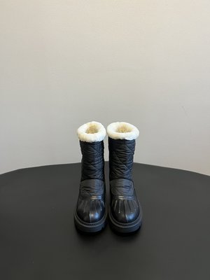 Dior Snow Boots Cotton Cowhide TPU Wool Fall/Winter Collection