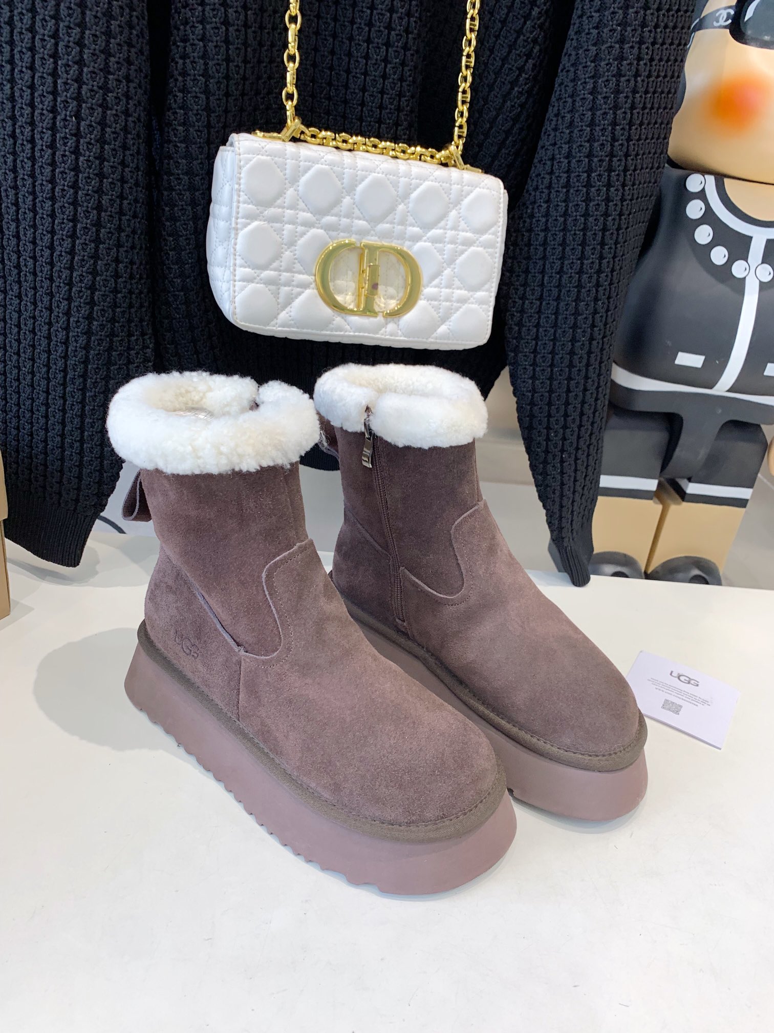 UGG Buy Short Boots Snow Boots Wool Fall/Winter Collection