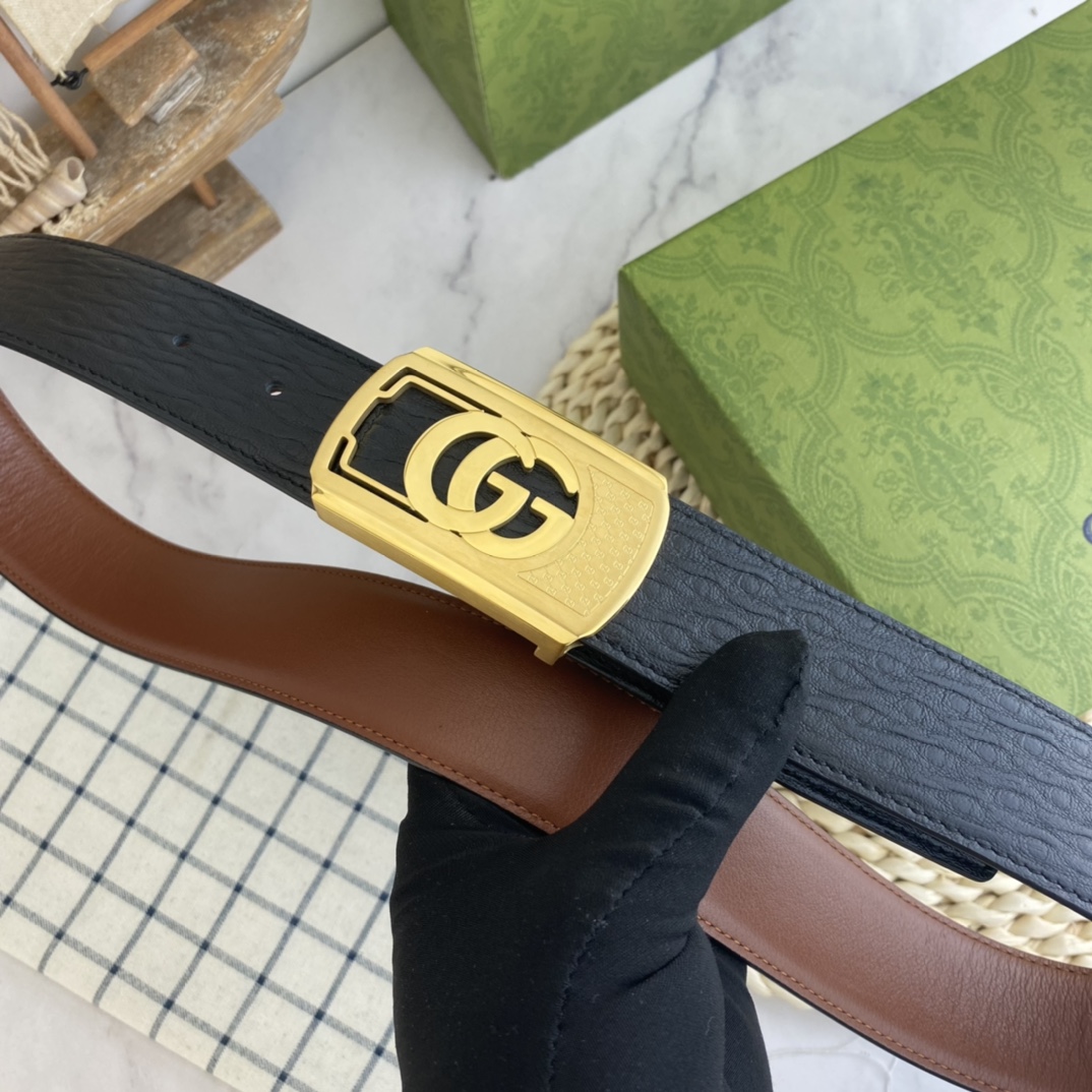 Gucci Style Leather Men's Belts Lookbook Reference image 2