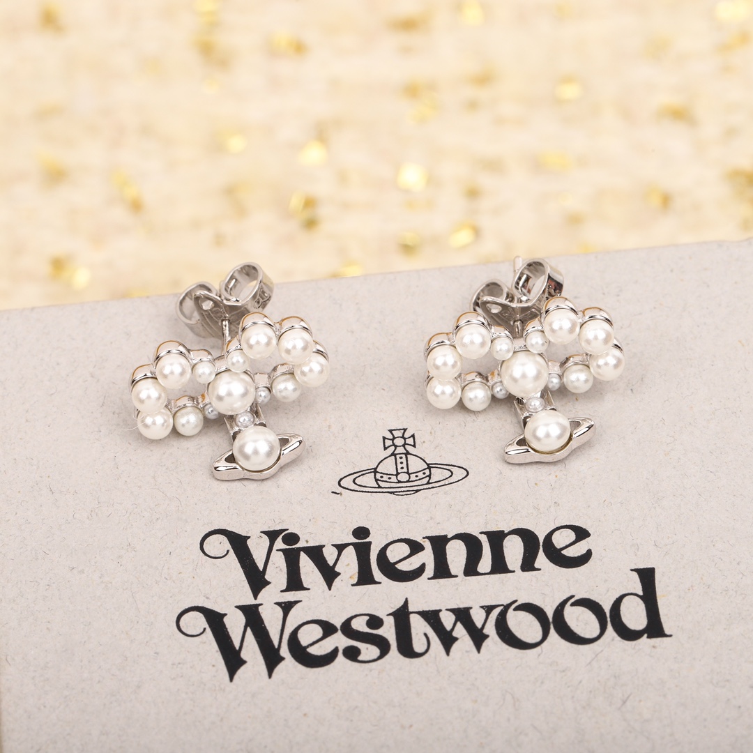 [Vivienne Westwood Jewelry] [Vivienne Westwood Bow Earrings] Explosive beauty