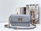 Dior Montaigne Avenue Bags Handbags Gold Grey Cowhide Chains