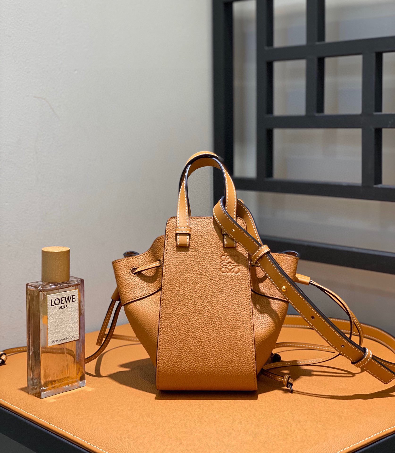 Loewe Hammock Bags Handbags Highest Product Quality
 Calfskin Cowhide Mini