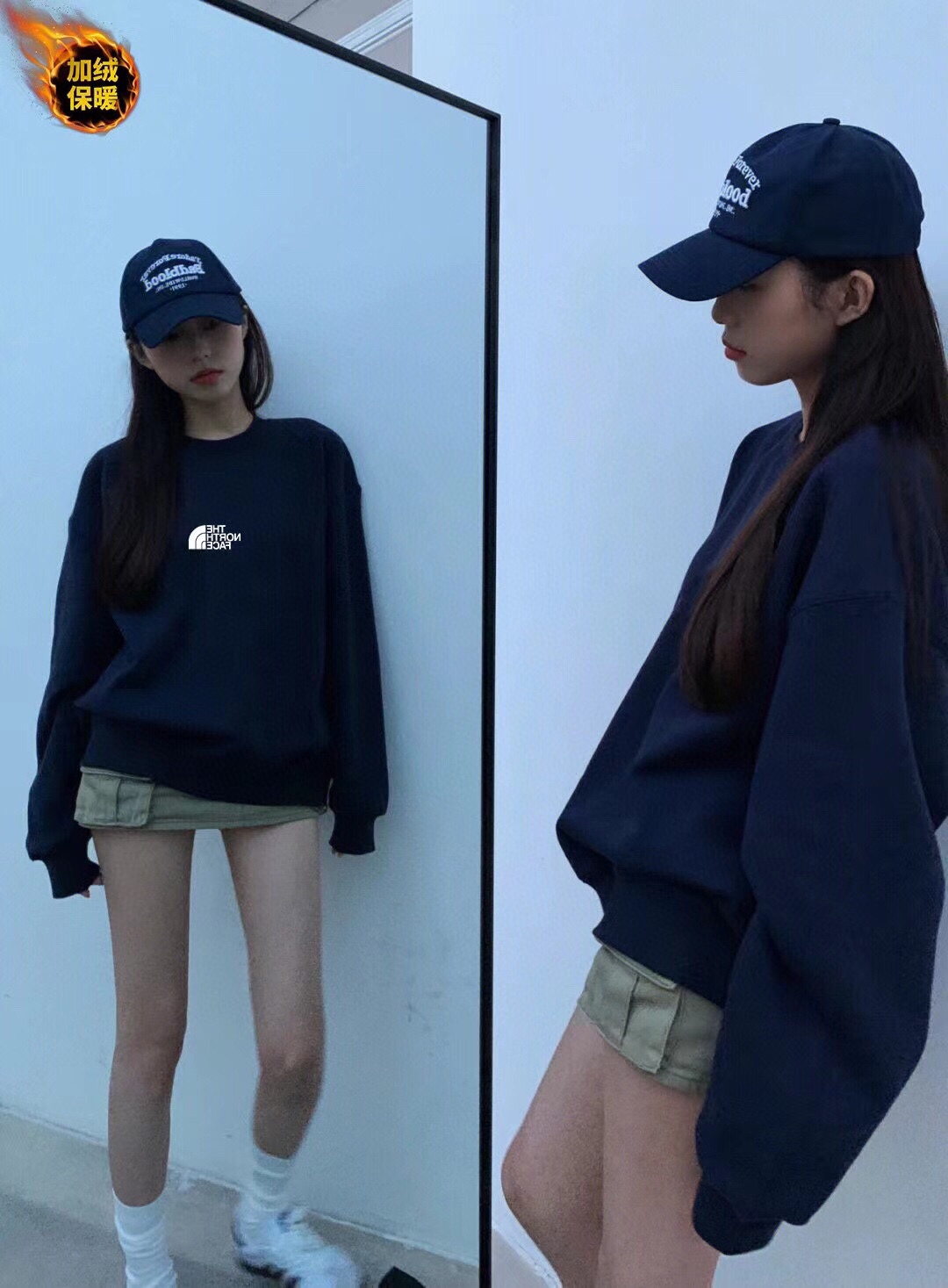 Text Summary: Velvet North Face Jacket Resists Cold with Stereotyping and High Quality Clothing. - 图片 3