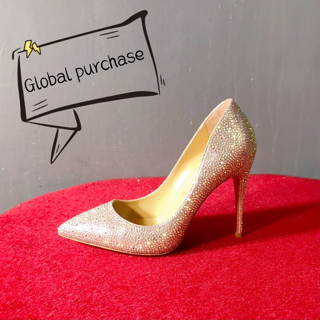 NO:100036,High-end custom-made classic diamond series!  H10Cm size.34-42.9033-light gold base fantasy color imitation diamond, official website picture steps Reference:9033- Color:pgold Material:diamond Lining:goat leather Heel height:10Cm Sole:leather sole Size:EUR 34-42 (US 4-11):,19860909高端订制 精典钻石款系列！ H10Cm尺码.34-42码.9033-浅金底幻彩仿奥钻,官网图步 Reference:9033- Color:pgold Material:diamond Lining:goat leather Heel heigh:10Cm Sole:leather sole Size:EUR 34－42（US 4一11) :,,Women's Shoes