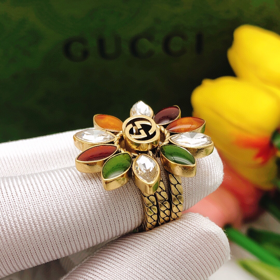 编号GJZ0002三合一古驰Gucci新款套装 戒指
