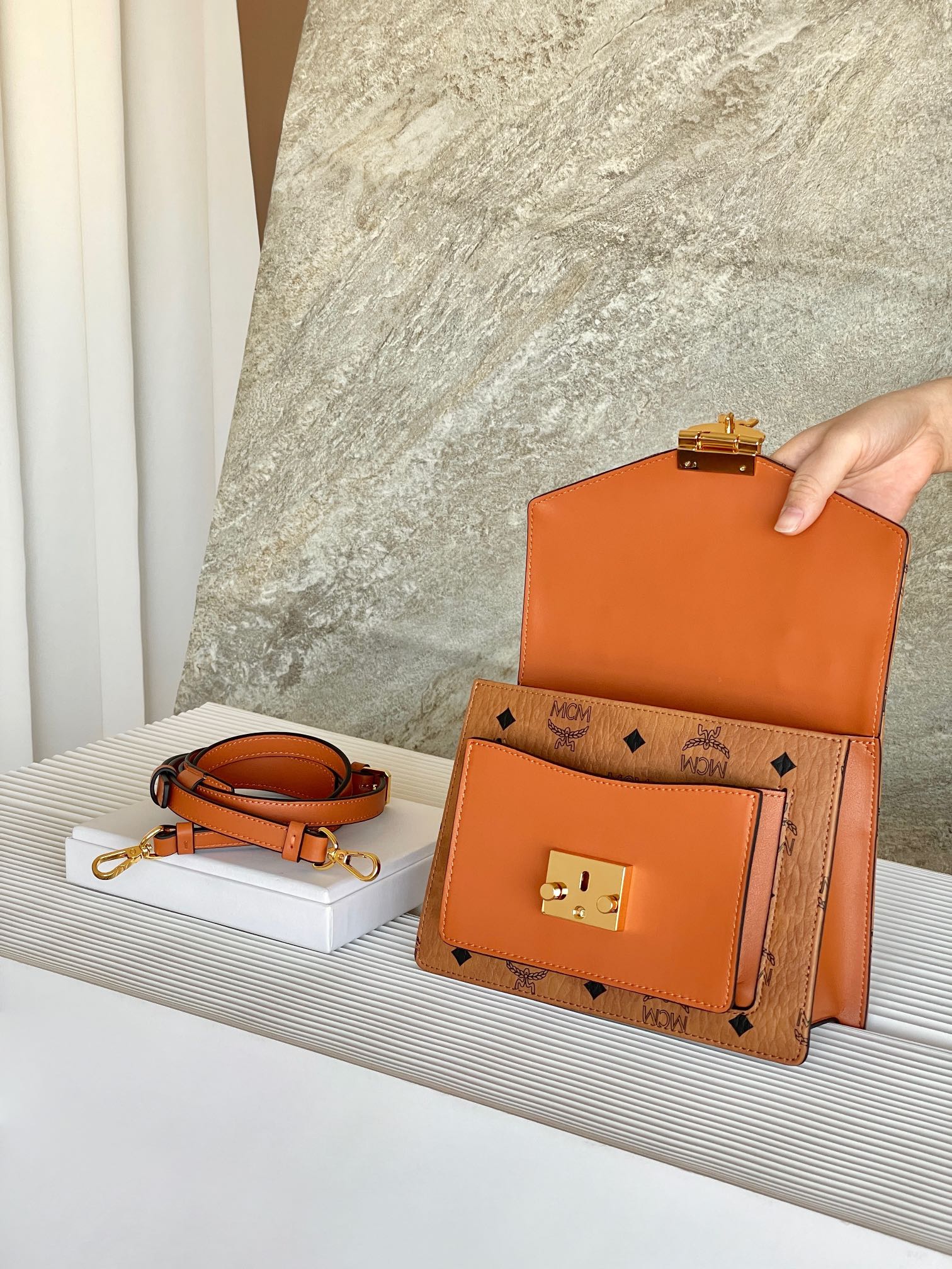 Inspection grade mcm, feel free to buy! MCM Tracy Satchel