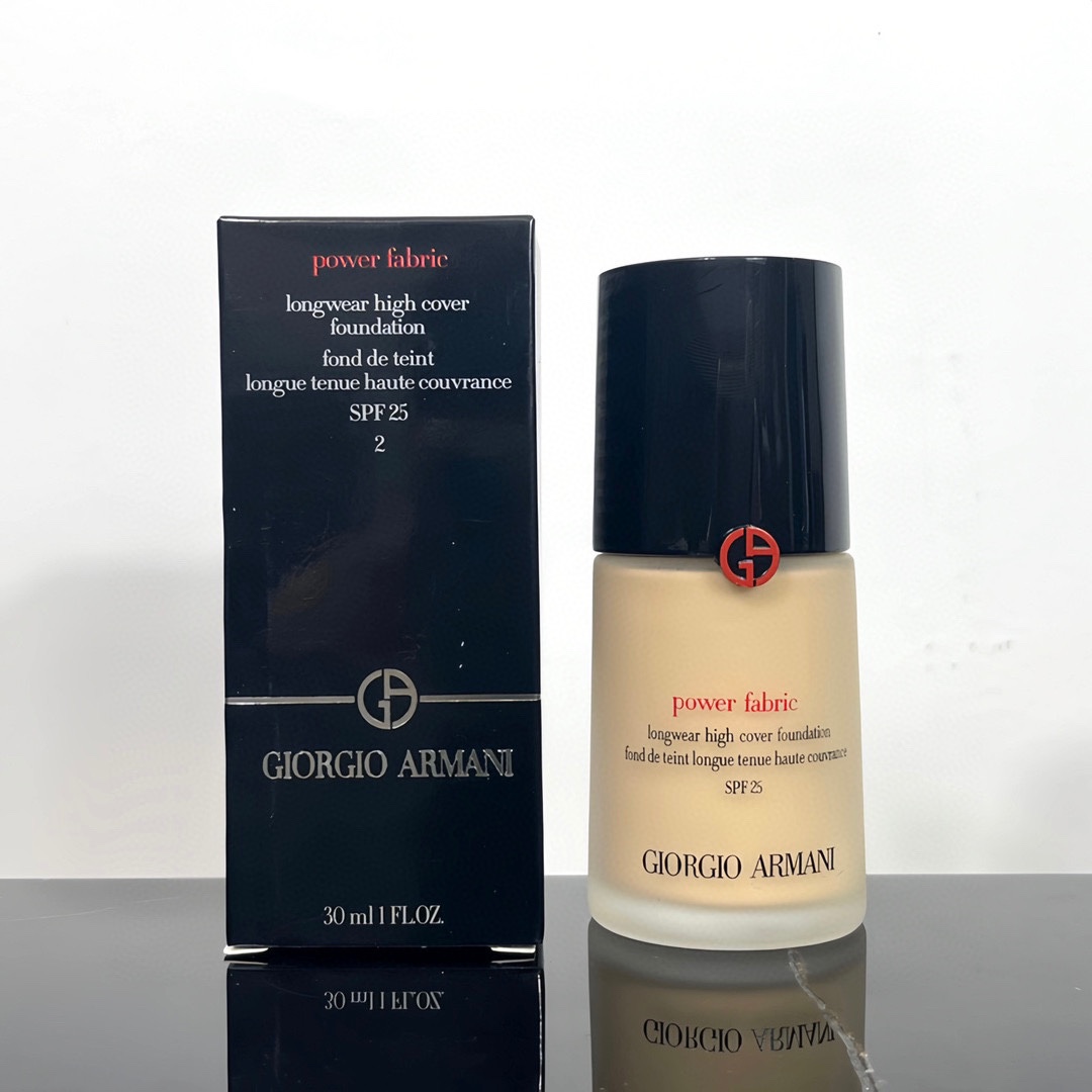 Base de maquillaje Armani Red Label Power 30ml tono 2-3, Base de maquillaje Armani Blue Label Master 30ml tono 2-3
