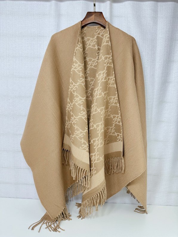 Fendi Haute Couture Silk Twill Scarf Shawl Ref 6
