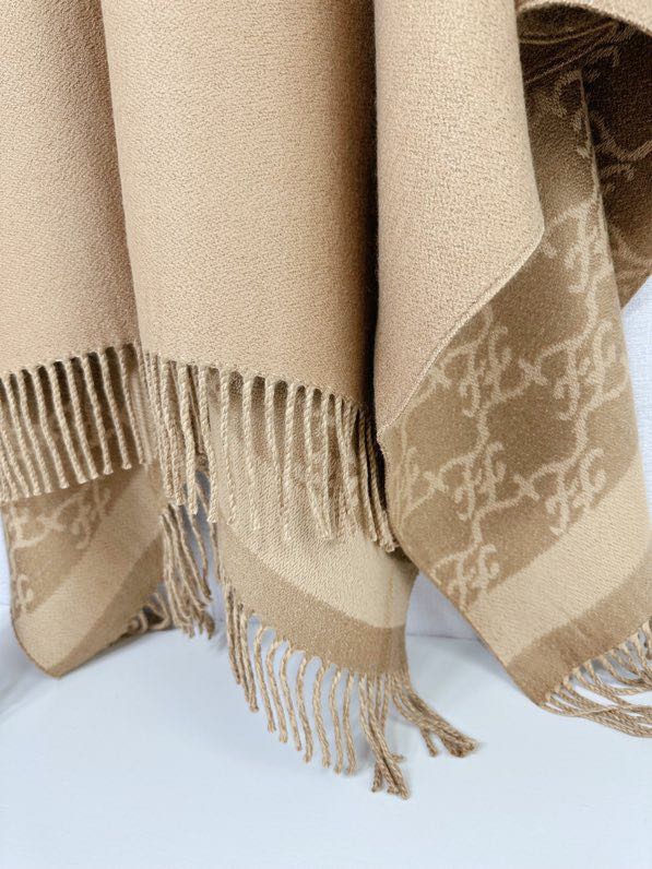 Fendi Haute Couture Silk Twill Scarf Shawl Ref 7