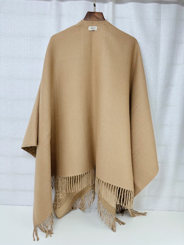 Fendi Haute Couture Silk Twill Scarf Shawl Ref 8