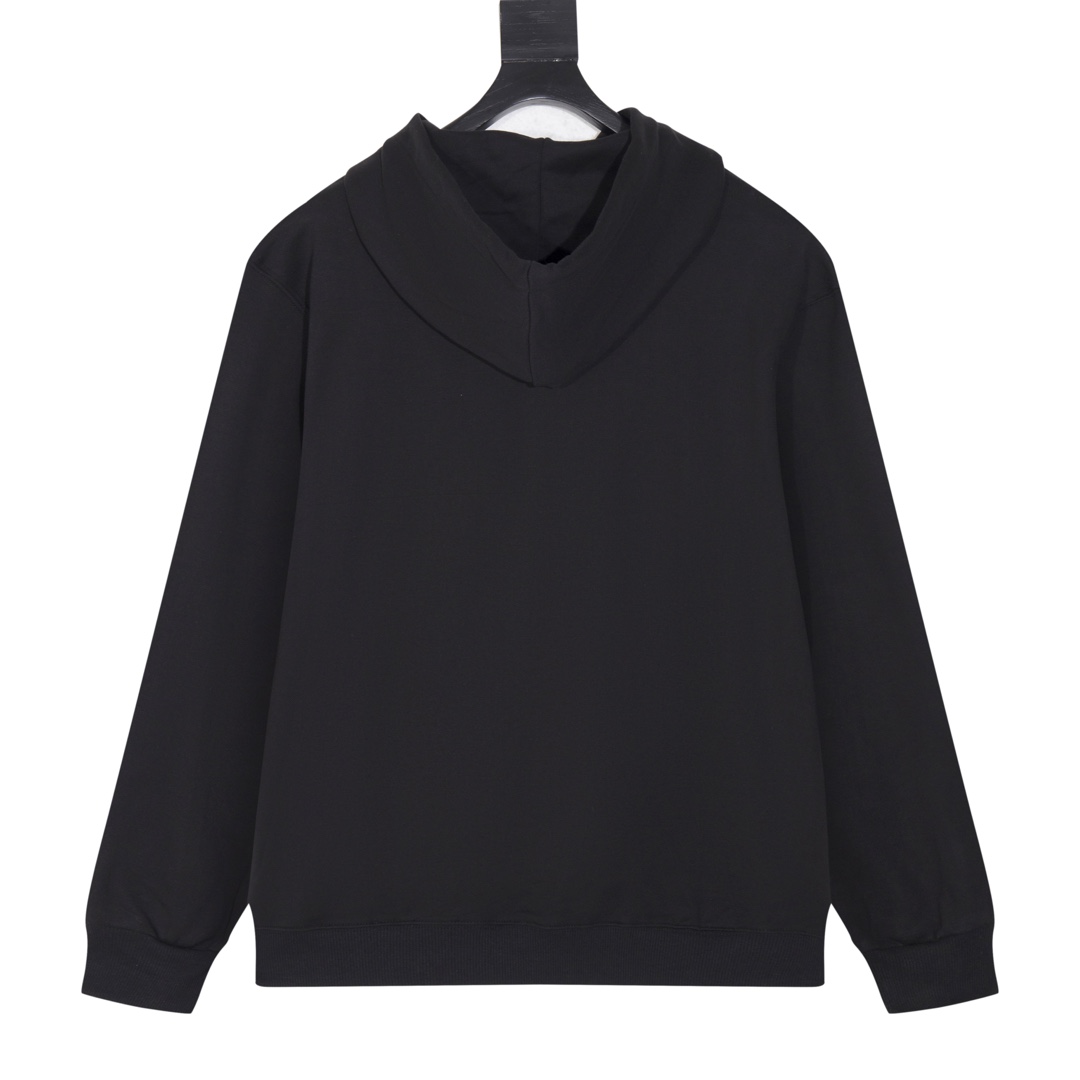 “Custom-made Celine Hoodie with Ironed Letters, Synchronized Cupboards, 430g Fabric” - 图片 2